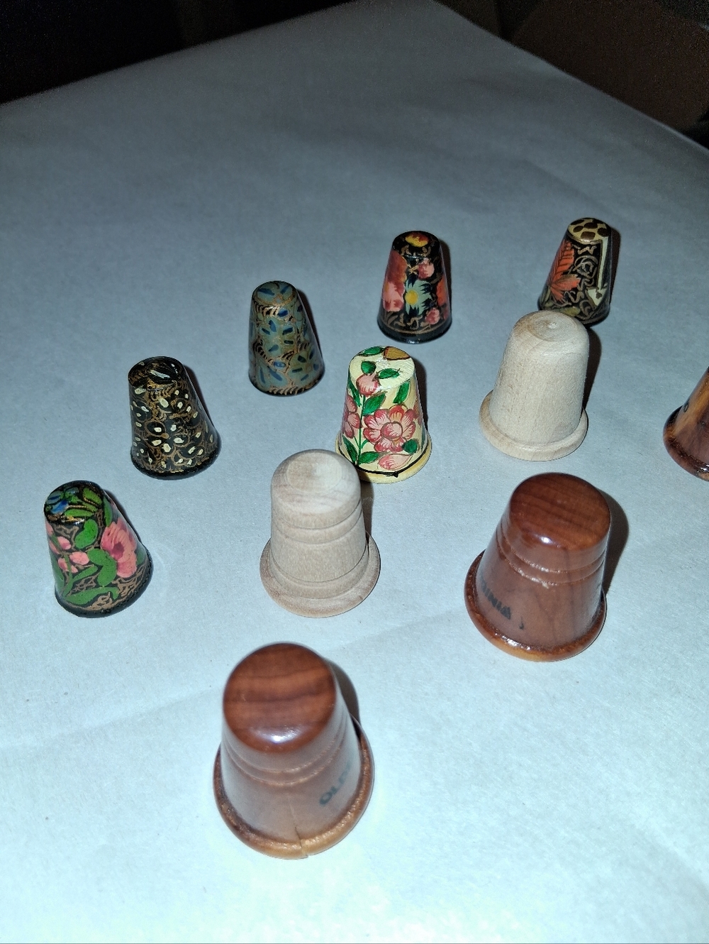 Vintage Wooden Thimble Bundle - Picture 11 of 15
